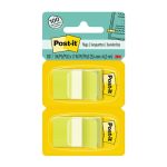 Post-it Flags 50 DISPENSER 2 Dispensers pack 1 In Wide Bright Green 680-BG2