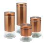 Continental Homeware - 4 Piece Canister Set Copper