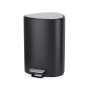 Joseph Joseph Easystore Pedal Bin 5L In Matt Black Stainless Steel - Stainless Steel