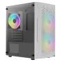 AeroCool Trinity MINI Tower Case With A Full Tempered Glass Side Panel- White