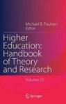 Higher Education: Handbook Of Theory And Research - Published Under The Sponsorship Of The Association For Institutional Researc