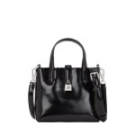 K autograph Padlock MINI Tote Bag -black