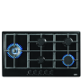 Defy DHG128 Gas Hob 90CM 5-BURNER Gemini Black