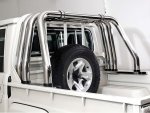 Toyota Landcruiser 70 Series 2004 – 2023+ Triple Styling Bar Stainless Steel Asb