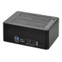 K3082C USB3.0 Sata Hdd Clone Type-c 2-BAY Docking Station