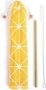 Larry& 39 S Life Bamboo Straws With Brush - Yellow Bag