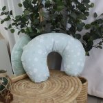Feeding Pillow Cover Daisy With Leaves Minimalistic Set