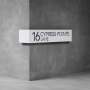 House Number & Mailbox D01 - 325H X 500D X 1500W / Matt Gold / Cool White