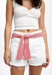Cotton On Original Cut Off Denim Short - Vintage White Rip