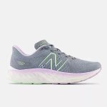 New Balance Women's Fresh Foam Evoz V3 D Wide Fit - Grey Green Lilac - UK7