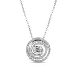 DESTINY Shayla Halo Necklace With Swarovski Crystals