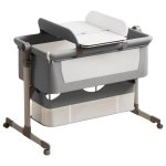 Strada Co Sleeper Crib With Change Mat & Storage