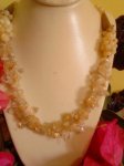 SWAROVSKI Citrine Calcite & Crystal Necklace