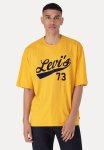 Levi's Half Sleeve Tee Za Varsity Script - Yellow
