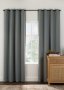 Hudson Block Out Eyelet Longer Length Curtain 135CM W X 250CM L
