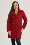 Tiffany Midaxi Length Melton Winter Coat