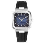 Cap Camarat Leather Strap Blue Dial Men's Watch 12246A15CA
