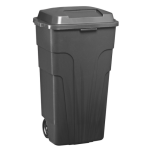New Plastic Rubbish Bin – Wheelie Bin – 140L – Grey- SAL032GR