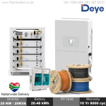 Deye 20KW Hybrid Inverter With 20.48KWH Battery Pack High-voltage