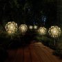 1 Pack Of Outdoor Solar Stake LED Lights 8 Lighting Modes Outdoor Christmas Lighting Decorations For Garden And Landscape