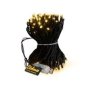 20M 200 LED Black String Fairy Lights - Warm White