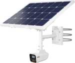 SOL1-240ADSRN-36 Provision 4MP 60W Solar Powered Da Analytics 3.6MM Fixed Lens Medium Bullet Camera 120DB Wdr 15M Pir 100 Mbps E