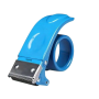 Heavy Duty Metal Tape Dispenser With Sharp Cutting Edge - Blue