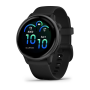 Garmin Vivoactive 6 - Black With Silicone Band