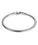 925 Sterling Silver Snake Bone Bracelet