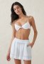Cotton On Relaxed Beach MINI Skirt - Honeydew Melon Stripe