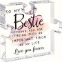 1pc Female Bestie Friendship Gift - Acrylic Puzzle Female Friend Gift Female Friend Birthday Gift Gift For Women Bff Soul Sister Work Female Bestie
