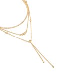 Goldair Gold Plated Cubic Zirconia Tennis & Y-Necklaces 3-PACK