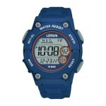 LORUS Gents Black Digits Digital Watch