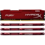Kingston Hyper-x Fury Red 64GB 4X16GB DDR4 2400MHZ CL15 1.2V 288-PIN Desktop Memory