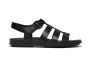 Gracie Rubber-buckle Leather Fisherman Sandals Light Tan