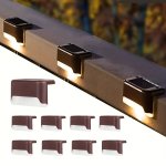 4PCS/8PCS/128PCS/24PCS Solar Wall Lamp Garden Outdoor Waterproof Staircase Light With Light Control Used For Garden Courtyard Po
