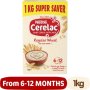 Nestle Cerelac Stage 1 Cereal Regular 1KG