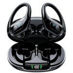 Occiam Active Noise Cancelling Earbuds Wireless Bluetooth Headphones 90HRS Playback Stereo Bass Earphones With MIC Over-ear Hook