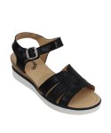 Ladies Aerosoft Wedge Mule - 8 Black