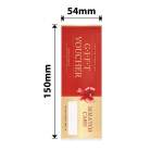 NB691 - - B1 B21 B3S B4 - 54X150MM - 45 Lucky Scratch Cards Labels
