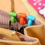 2Pcs Portable U-shaped Hook For Handbag Purse Key Plastic Storage Hook