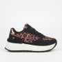 Rio 4 Rose Gold Women Textile Animal Print Sneaker