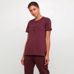 Ferrari Puma Womens Wmn Big Shield Short Sleeve Tee Vineyard