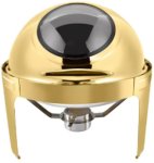 Glass Gold Chafing Dishs 9 L Single Pan
