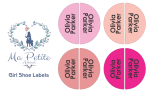 Shoe Labels - Pink Tones