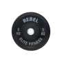 Rebel Colour Edge Bumper Weight Plates - 2 X 5KG
