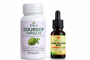 Emla Soursop Capsules & True Organics Liquid Chlorophyll Drops Combo