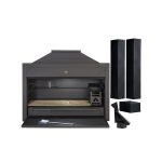 1000 Super Deluxe Built-in Braai Includes 2.4M Flue And Rotating Cowl - Save