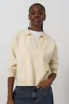 Split Collar Jumper - XL Yellow