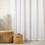 Capri Eyelet Sheer Curtain - White - 270X223CM